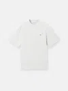 Stone Island 2100034 Combed Organic Cotton Jersey In Pearl Grey