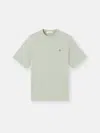 Stone Island 2100034 Combed Organic Cotton Jersey In Sage Green