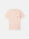 Stone Island Patch-pocket T-shirt In Antique Rose