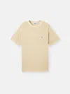 Stone Island 2100237 Organic Cotton Jersey 'fissato' Effect In Desert