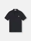 Stone Island Slim-fit Short-sleeve Polo Shirt With Compass Patch In Multi