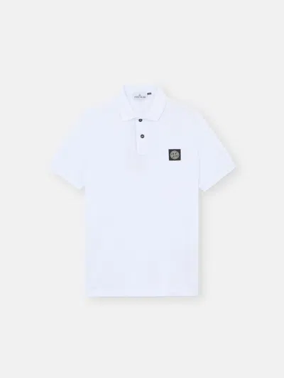 STONE ISLAND 2200005 95% ORGANIC COTTON / 5% ELASTANE PIQUÉ