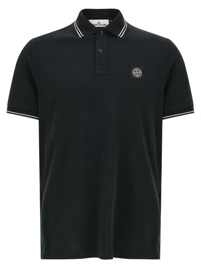 STONE ISLAND 2200010 POLO BLACK
