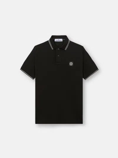 STONE ISLAND 22002SC ORGANIC COTTON ELASTANE PIQUÉ