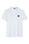 Stone Island 2sc18 Slim Fit Piqué Polo In V1001 White