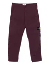 Stone Island Pant Regular Clothing In Purple