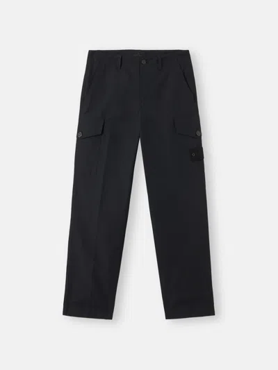 Stone Island Ghost Cuffed Combat Trousers In Navy