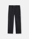 Stone Island 3100015 Supima Cotton Canvas Non-aqueous Dyeing Technology In Black