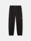 Stone Island 3100016 Supima Cotton Twill Stretch-tc In Black