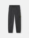 Stone Island 3100016 Supima Cotton Twill Stretch-tc In Charcoal Grey
