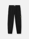 Stone Island Classic Badge Sweatpants In Black
