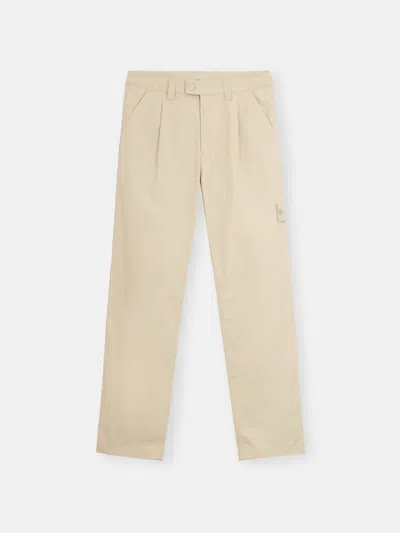 Stone Island 312f1 Weatherproof Cotton Canvas  Ghost In Beige