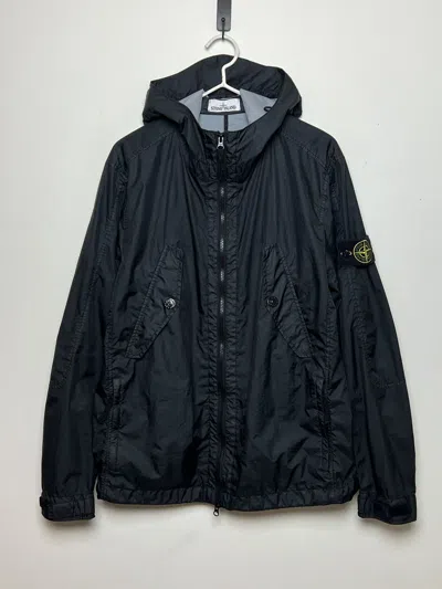 Pre-owned Stone Island 3l Tc Membrane Multipocket Light Jacket In Black