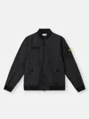 Stone Island Matt Black Bomber Jacket
