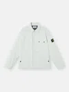 Stone Island Windproof And Water-resistant Padded Coach Jacket In Sky Blue