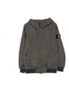 Stone Island 4100013 Hooded Down Jacket In Brown