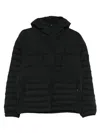 Stone Island Seamless And Anti-drop Hooded Down Jacket Clothing In Black