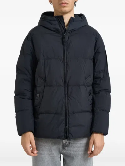 Stone Island 4100037 Crinkle Reps Ny Down Jacket In Blue