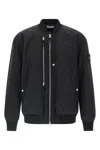 Stone Island Compass-badge Bomber Jacket In Black
