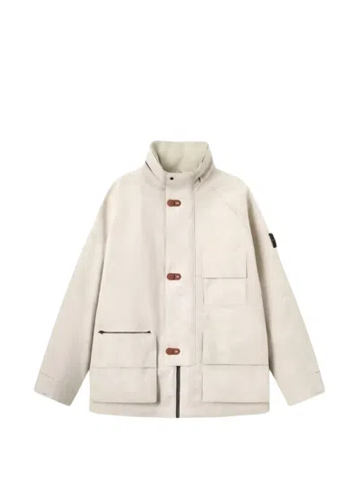 Stone Island 4100038 Panno Coagulato Parka In Multi