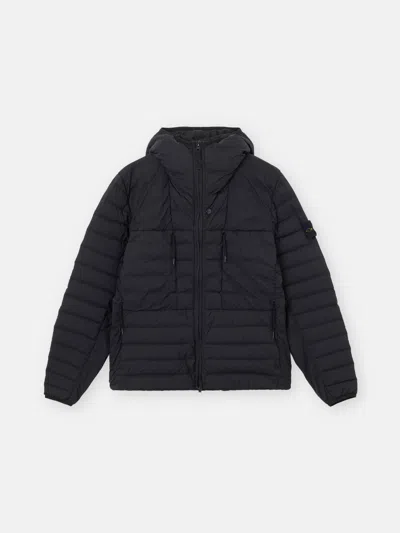 Stone Island 4100107 Seamless Tunnel Nylon Down-tc In Black