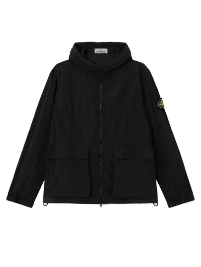 Stone Island 4100112 Nylon Smerigliato-tc In Black
