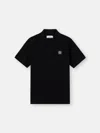 Stone Island Logo-patch Cotton Polo Shirt