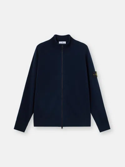 Stone Island 5100044 Light Rws Geelong Wool In Blue