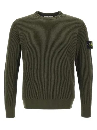 STONE ISLAND 5100053 RIBBED CREW-NECK SWEATER