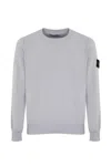 Stone Island Sweatshirt With Detachable Patch In Gray