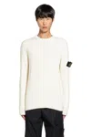 Stone Island Sweater With Brushed Texture In Neutral