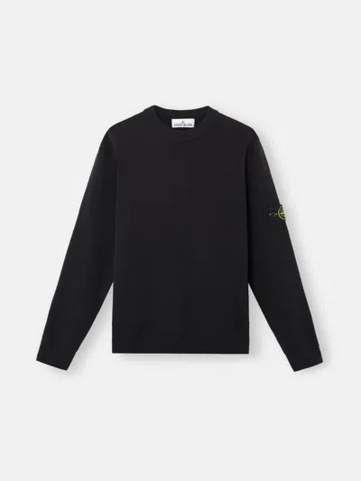 Stone Island 5100007 Cotton Chenille In Charcoal Grey