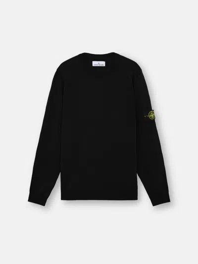 Stone Island 5100071 Light Rws Pure Wool In Black