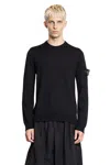 Stone Island Cotton Sweatshirt In Black