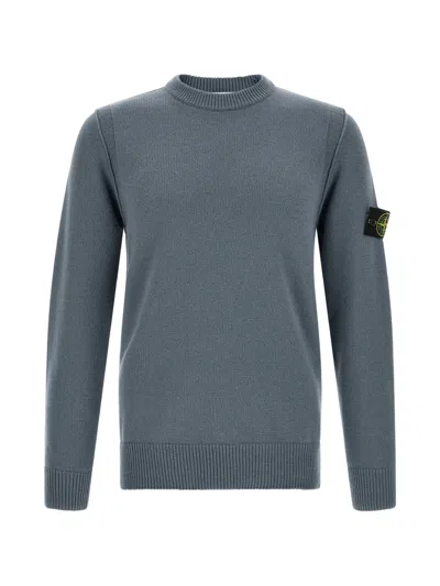 Stone Island 5100072 Compass-badge Crew-neck Sweater In Multi