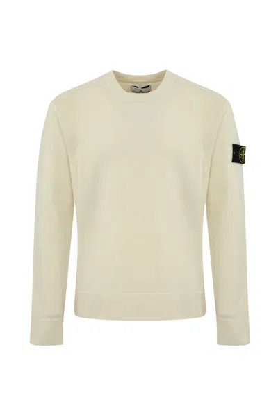 STONE ISLAND 526A1 STRETCH WOOL SWEATER