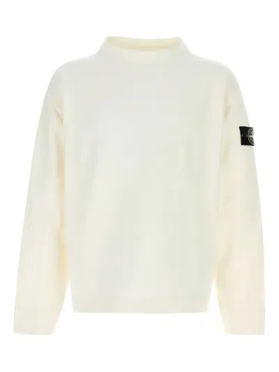 STONE ISLAND 6100001 ELBOW-PATCH COTTON SWEATSHIRT