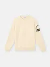 Stone Island 6100003 Cotton Fleece In Oats