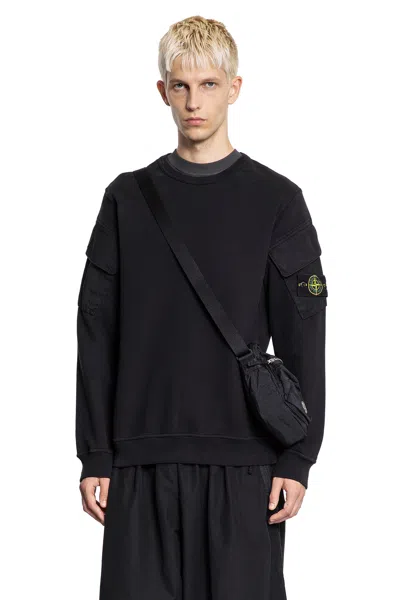 STONE ISLAND 6100008 BRUSHED ORGANIC COTTON FLEECE SWEATSHIRT