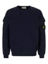 Stone Island 6100008 Pocket-detail Cotton Sweatshirt In Blue