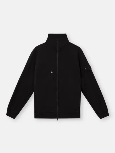 Stone Island 6100012 Cotton Stretch Fleece_ Ghost