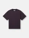 Stone Island 6100019 Heavy Cotton Jersey In Burgundy