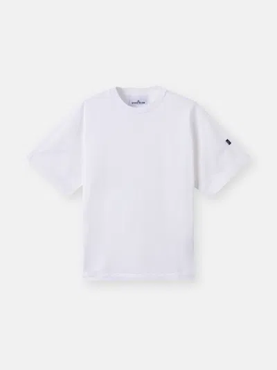 Stone Island 6100019 Heavy Cotton Jersey In White