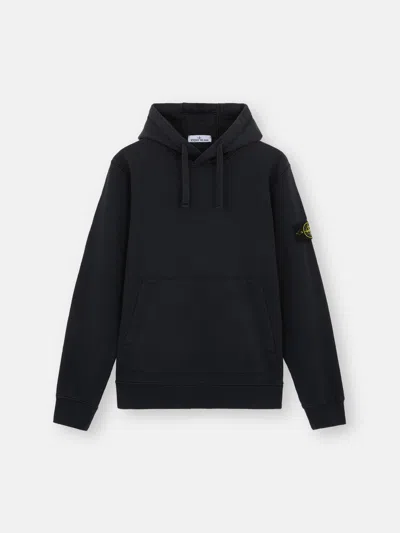 Stone Island 6100045 Organic Cotton Fleece In Blue