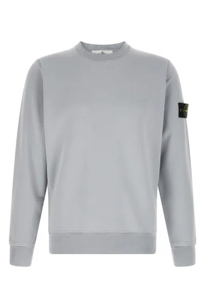 Stone Island Garment-dyed Cotton Sweatshirt In Multi