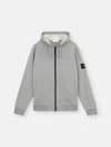 Stone Island 6100061 Organic Cotton Fleece In Gray