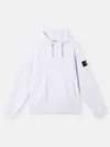 Stone Island Regular-fit Hooded Sweatshirt With Pouch Pocket In Black