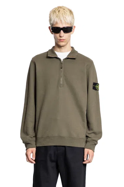 STONE ISLAND 6100068 HALF-ZIP SWEATSHIRT