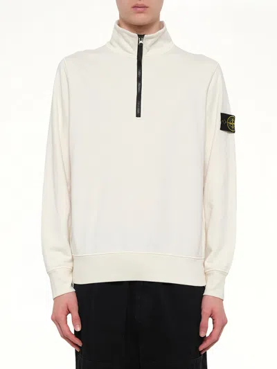 Stone Island 6100070 Ls Polo In White
