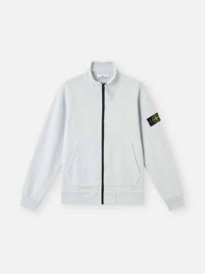 Stone Island 6100643 Organic Cotton Fleece In Sky Blue